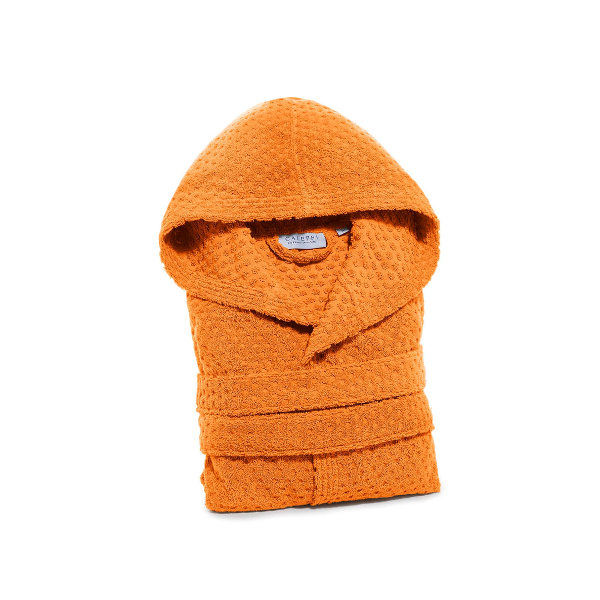 Caleffi Accappatoio con Cappuccio in Cotone Sirena '99 Spugnissima Tinta Unita VARI COLORI