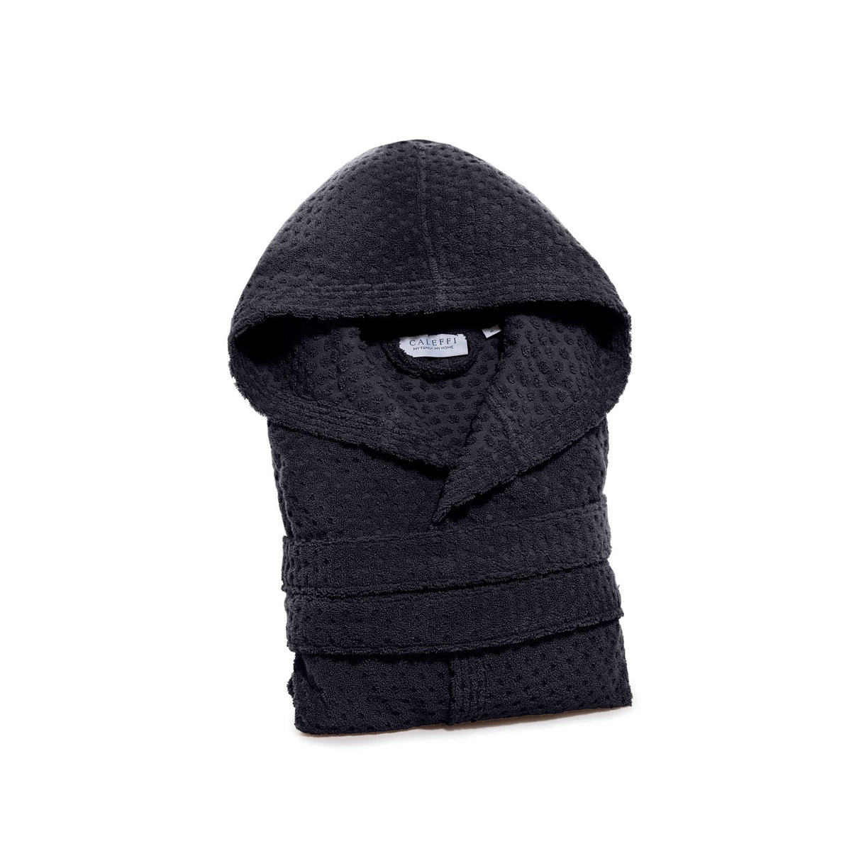 Caleffi Accappatoio con Cappuccio in Cotone Sirena '99 Spugnissima Tinta Unita VARI COLORI