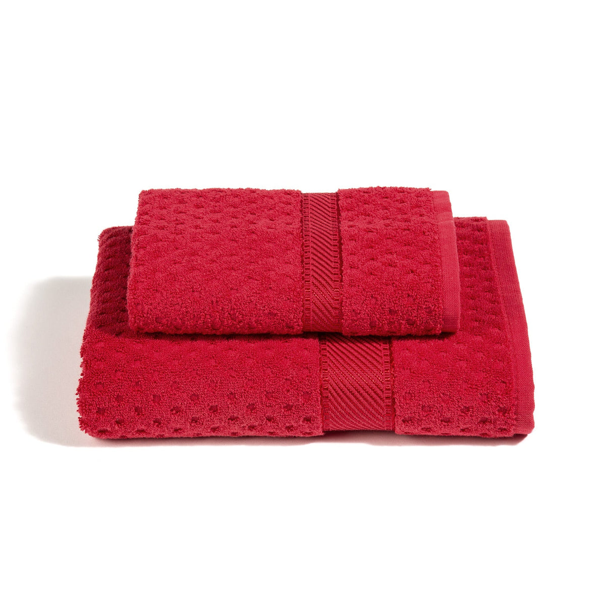 Caleffi Asciugamano con Ospite in Cotone Sirena '99 Spugnissima Tinta Unita VARI COLORI