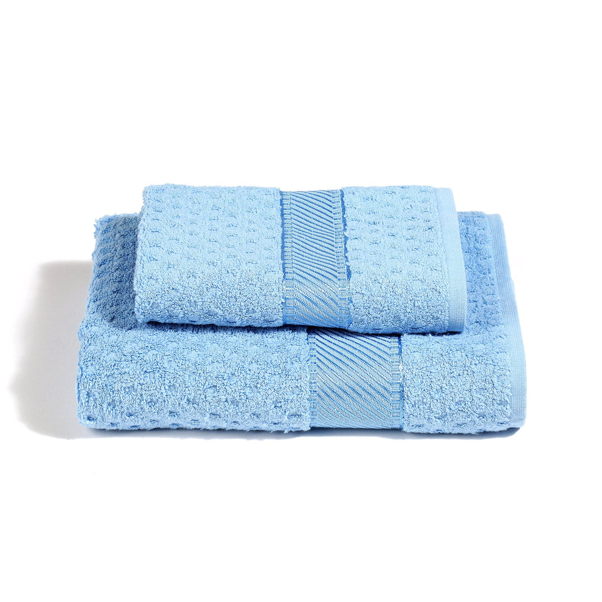 Caleffi Asciugamano con Ospite in Cotone Sirena '99 Spugnissima Tinta Unita VARI COLORI