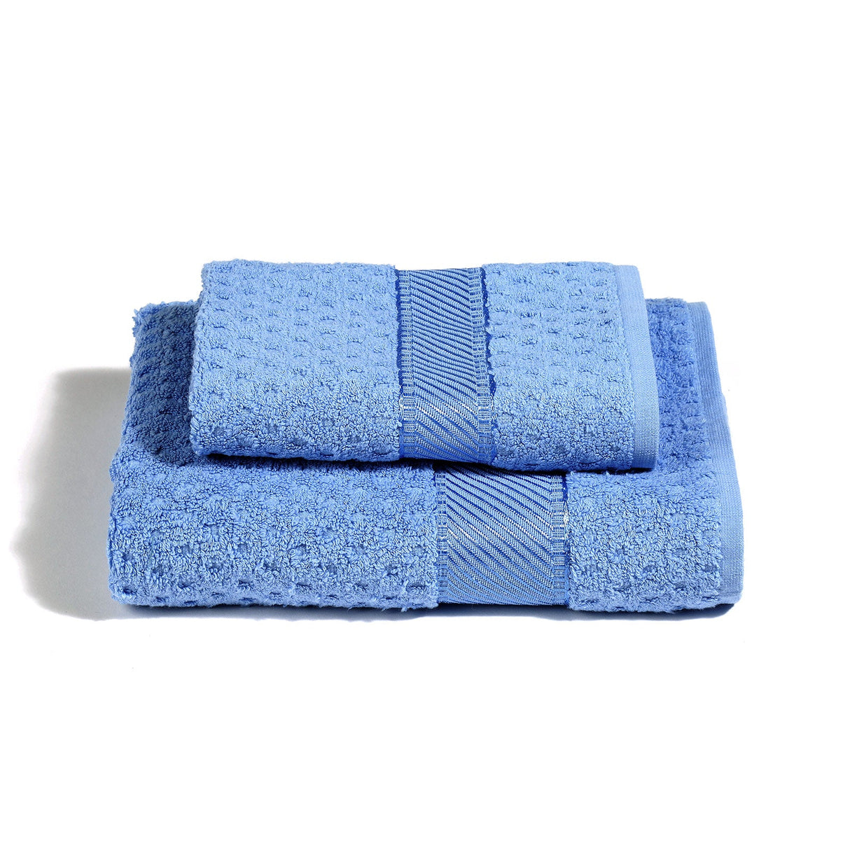 Caleffi Asciugamano con Ospite in Cotone Sirena '99 Spugnissima Tinta Unita VARI COLORI