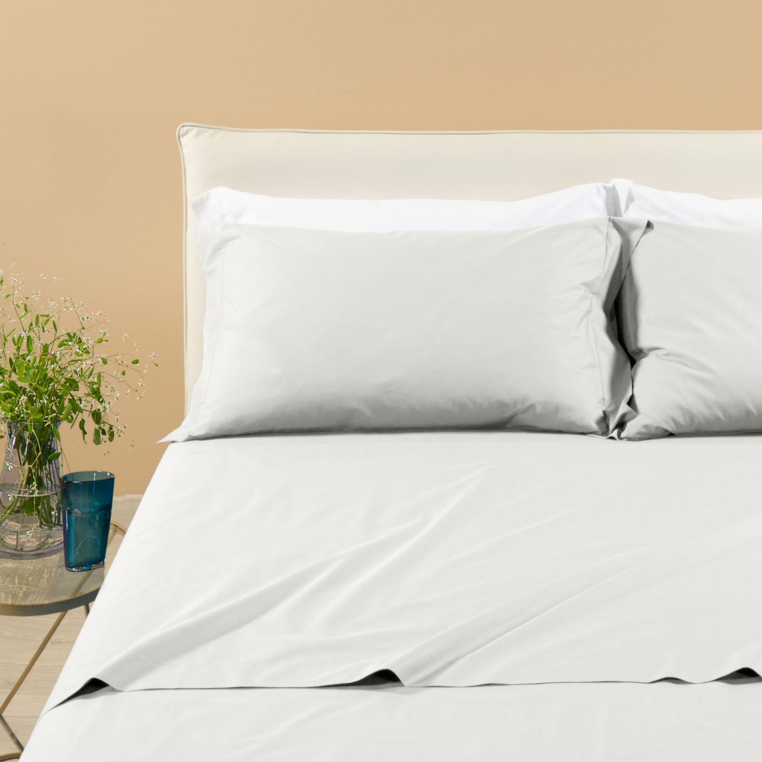 Caleffi Completo Lenzuola in Percalle tinta unita Dreaming Vari Colori