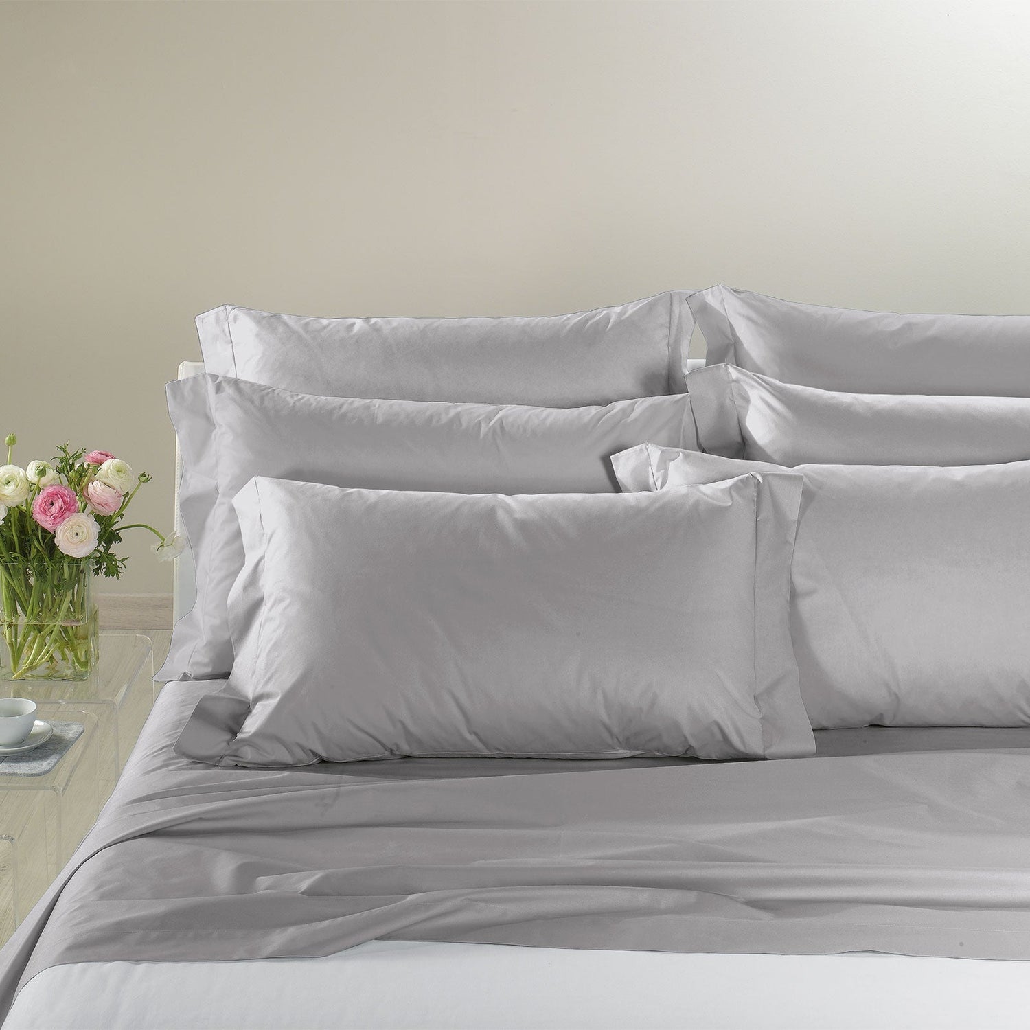 Caleffi Completo Lenzuola in Percalle tinta unita Dreaming Vari Colori