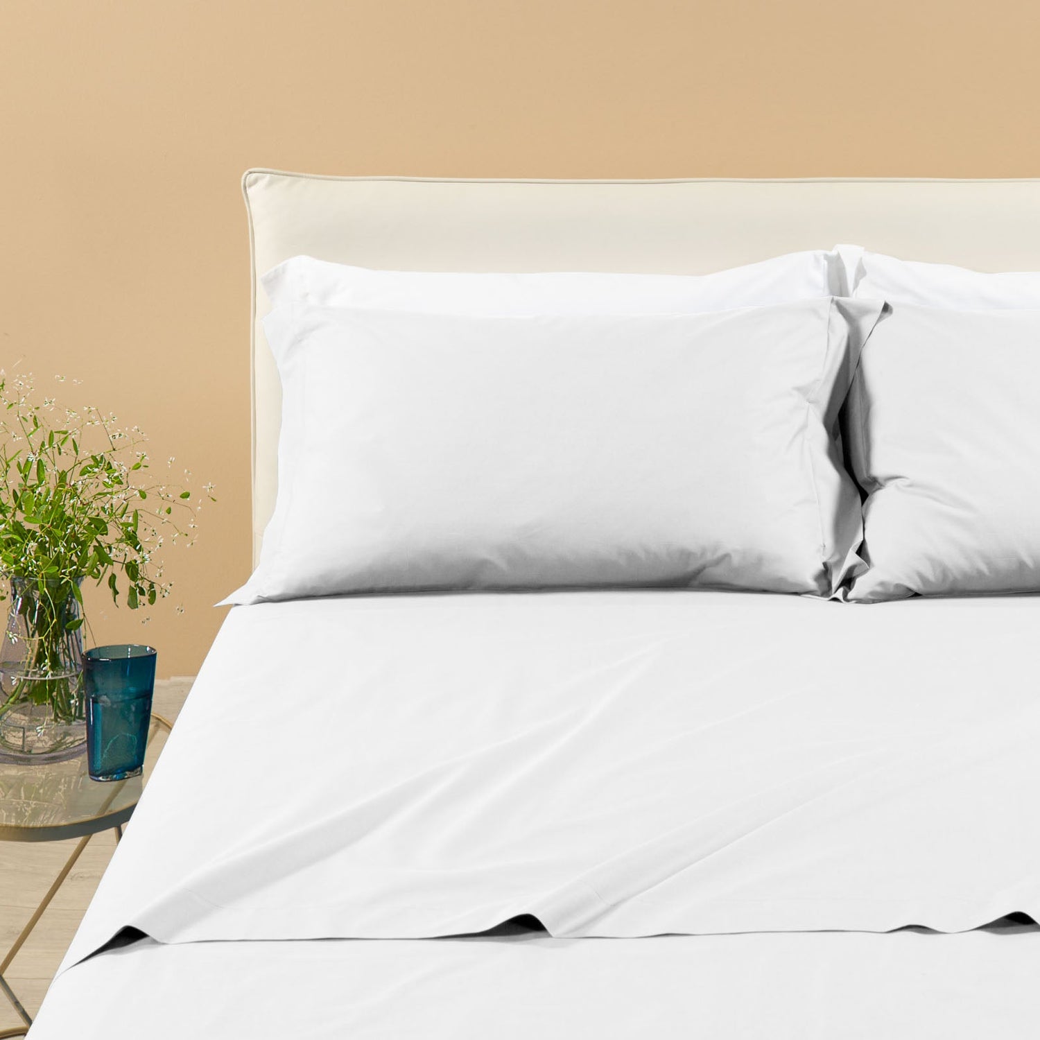 Caleffi Completo Lenzuola in Percalle tinta unita Dreaming Vari Colori