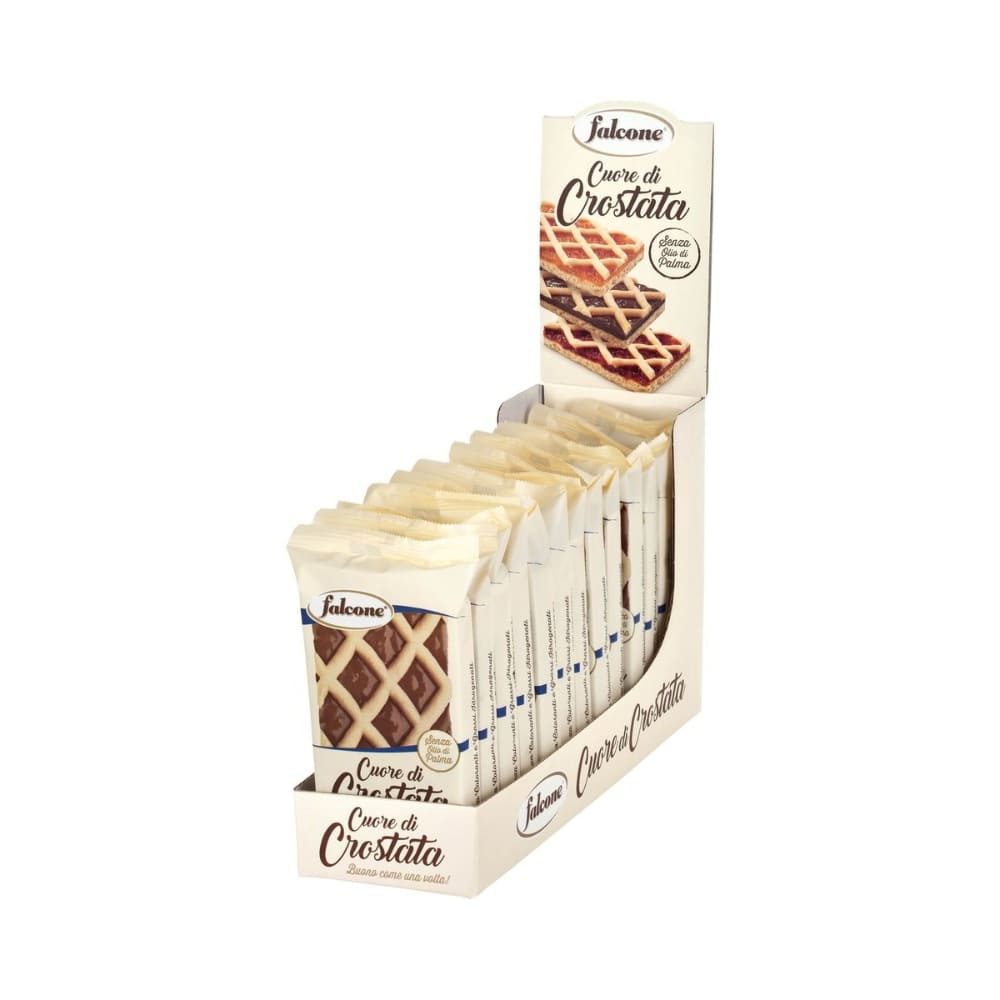 Gianduia Falcone Tart Slice Single Portion 60 gr Pack of 13