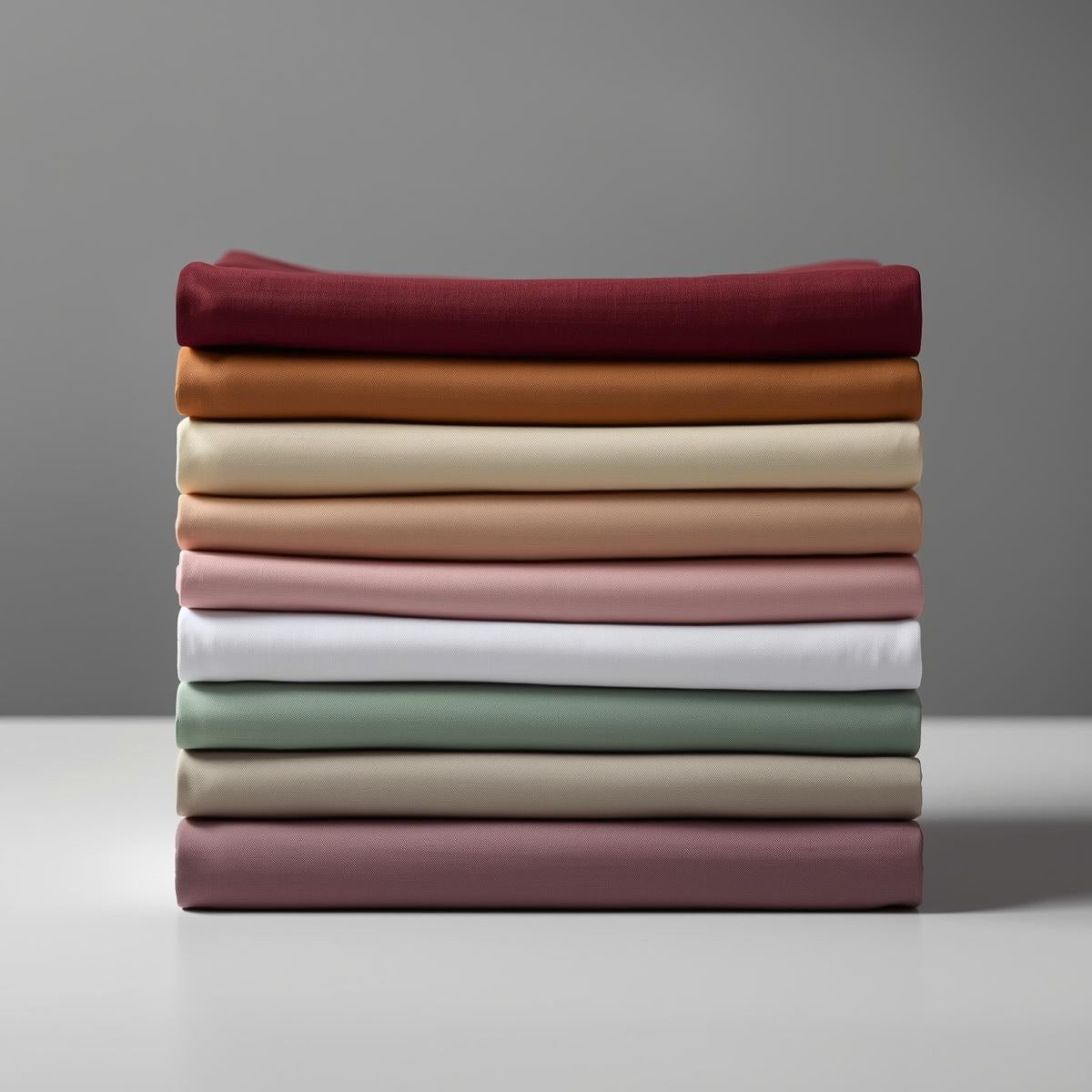 Completo Letto Tinta Unita Vari Colori Cotone Percalle 200 Fili linea ARIA - Singolo