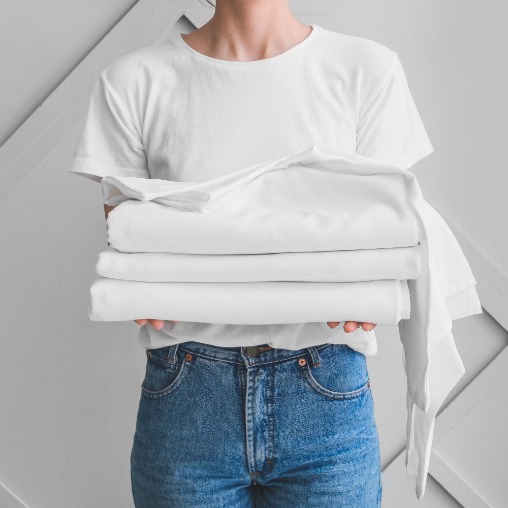 Completo lenzuola Alberghiere Linea Holiday 100% cotone Bianco Royal Hotellerie