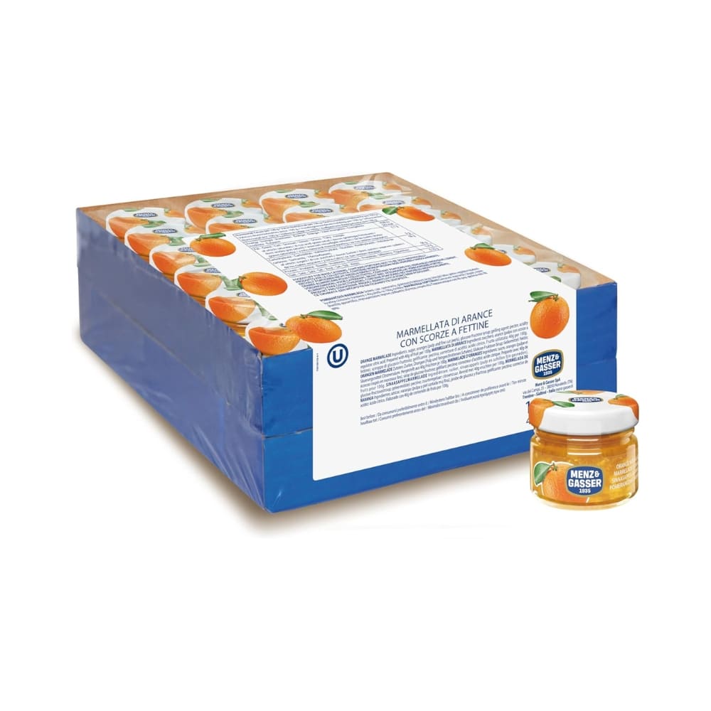 Confettura Extra di Arance Monodose Menz & Gasser 48 vasetti per 28 gr