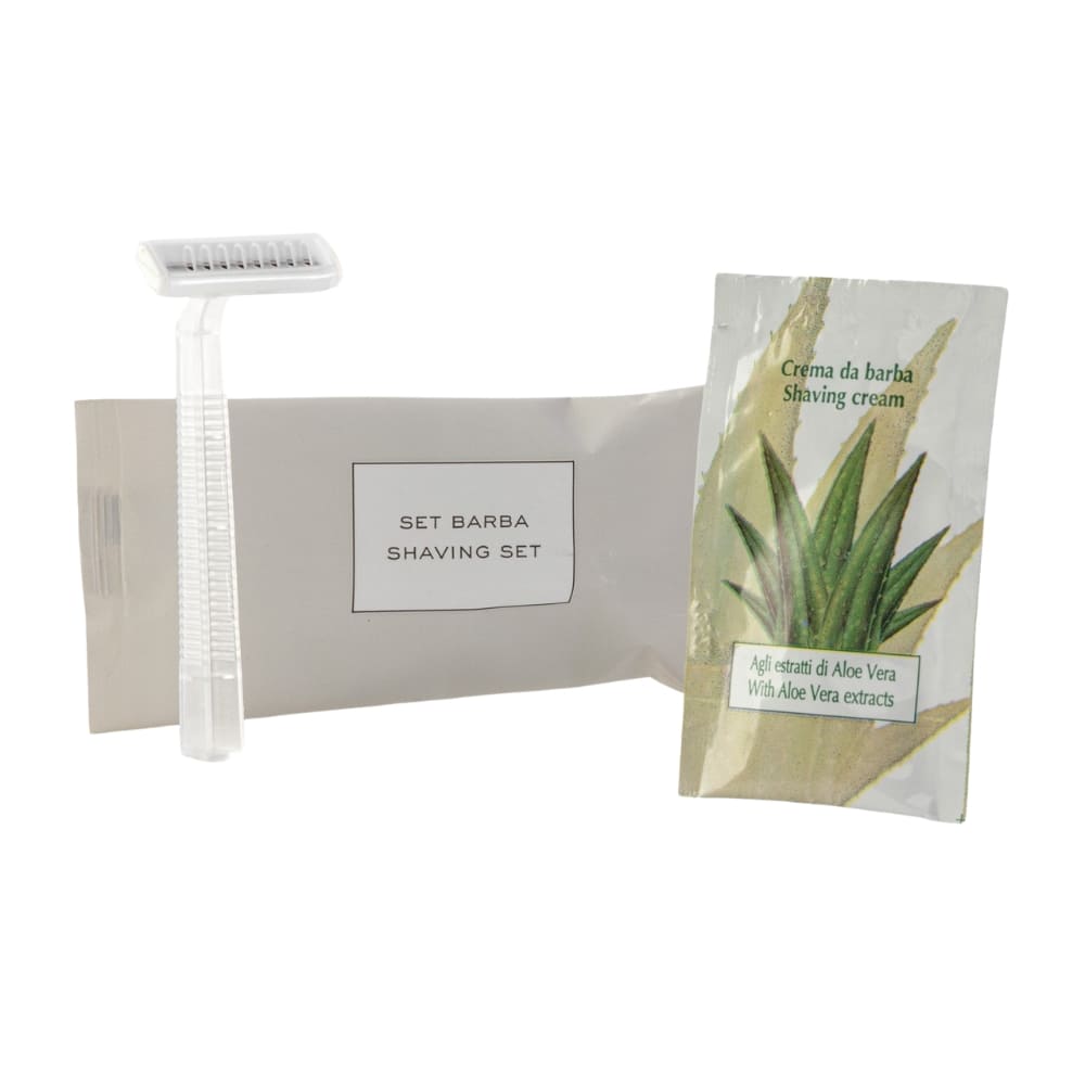 Set Barba ecologico Mayflè Organic confezione da 500 pezzi