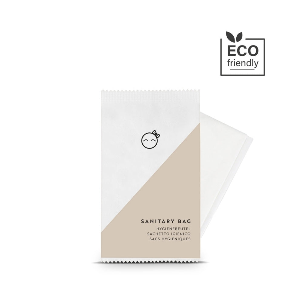 Sacchetto Igienico BIO monouso per Hotel e B&B in bustina di carta