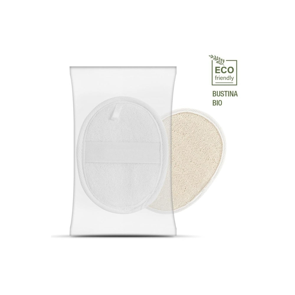 Spugna corpo e scrub in bustina biodegradabile confezione da 50 pezzi