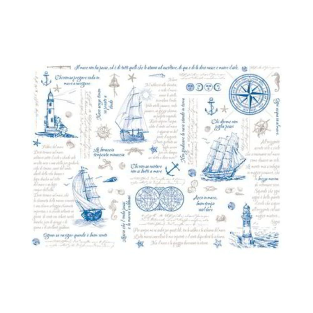 Tovagliette di carta Brezza Marina 30 x 40 cm confezione da 250 pezzi