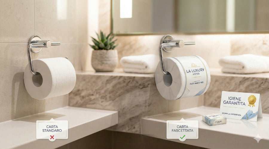 Carta Igienica Fascettata: Perché è il Dettaglio che fa la Differenza nel tuo B&B o Hotel