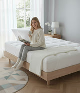 Topper Letto Anallergico in Fibra Altezza 7 cm - Imbottitura 770 gr/mq