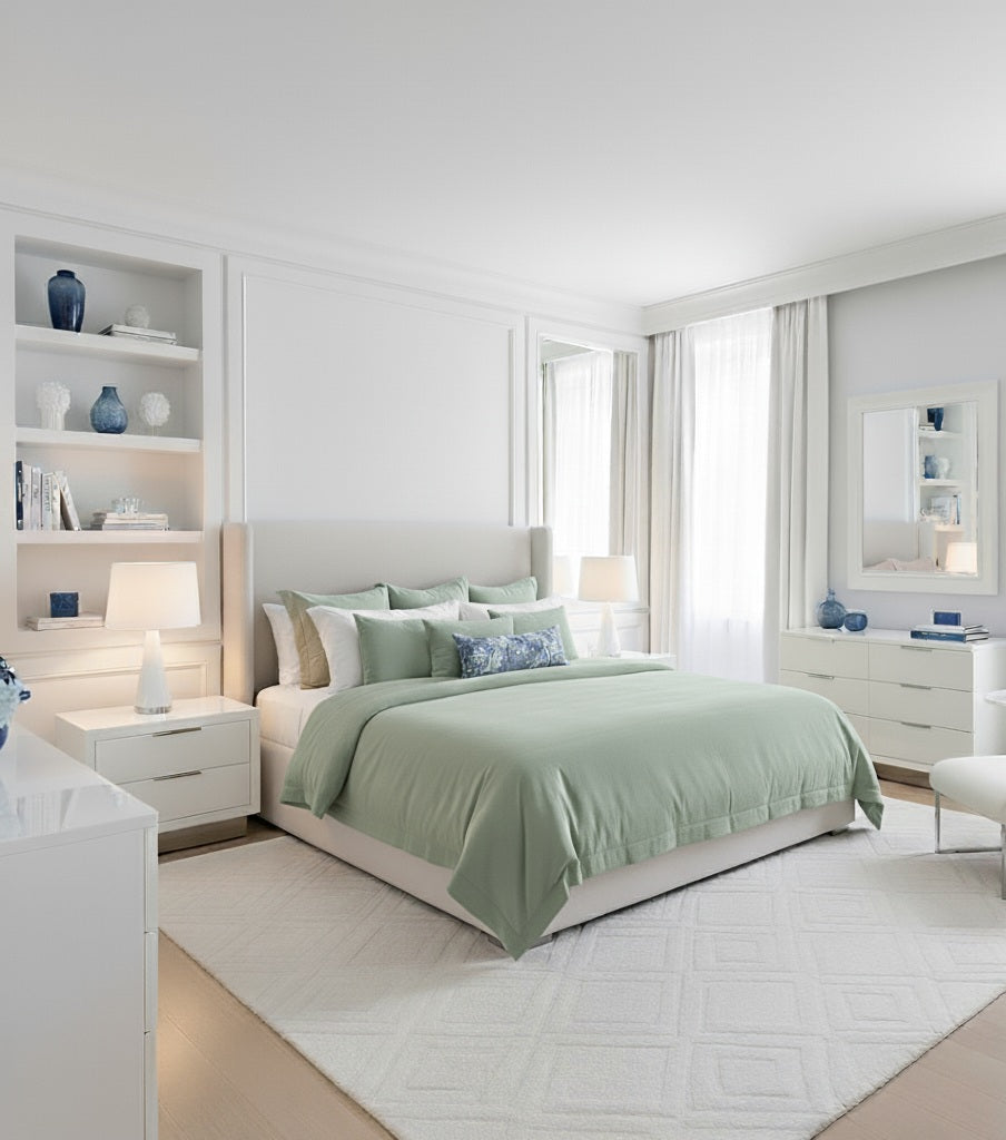 Copripiumino + Federe in cotone percalle – Tinta unita Vari Colori