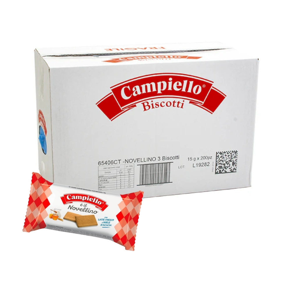 Novellino Campiello Biscotti Monoporzione Hotel e B&B 200 x 15 gr