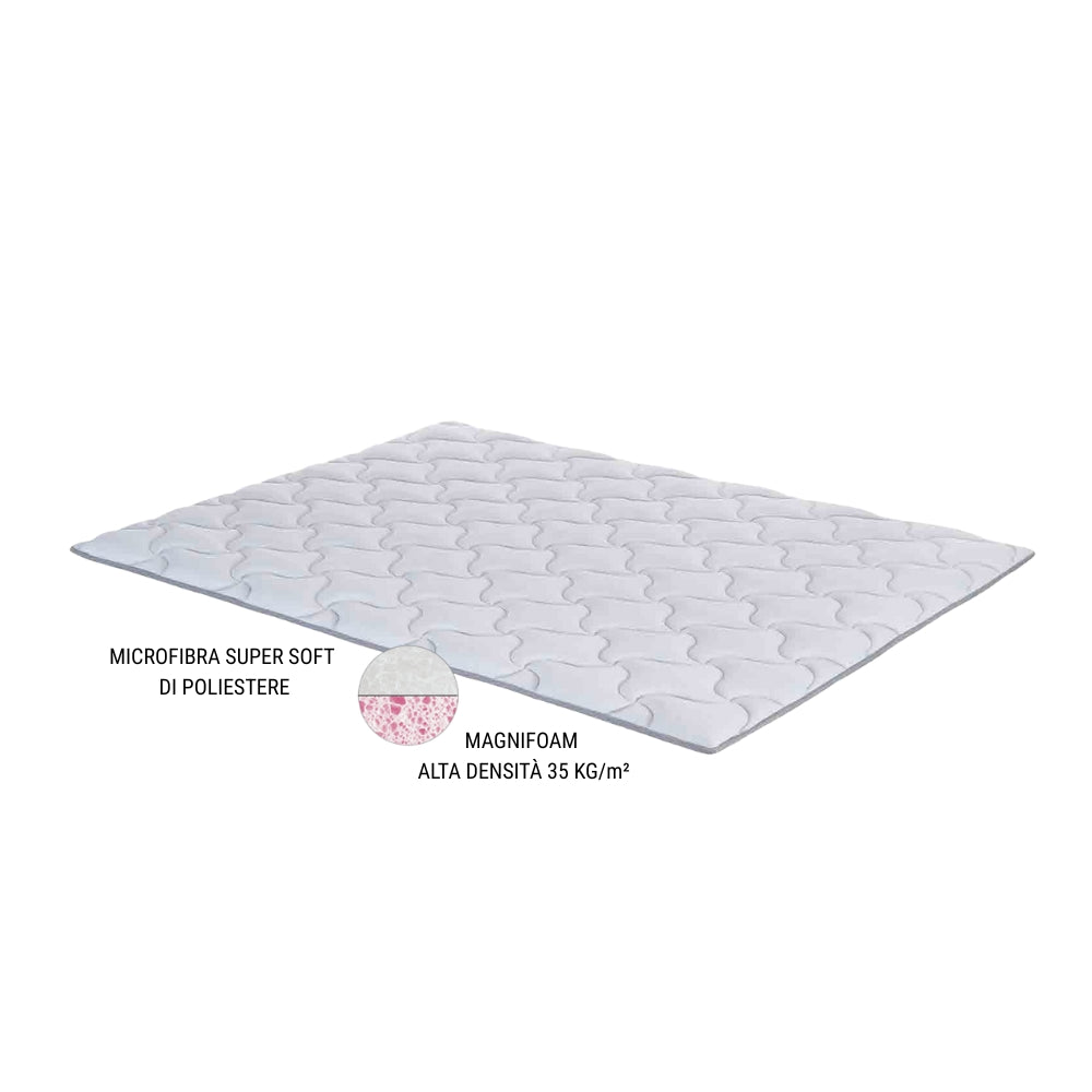 Magniflex Topper Soft Ignifugo per Hotel e B&B H 3 o 5 cm Made in Italy