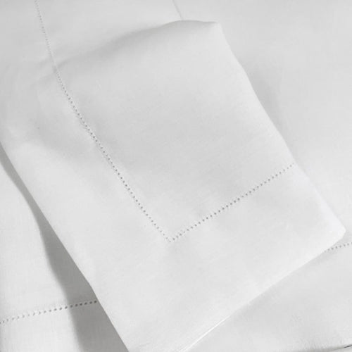 Completo Lenzuola Matrimoniale con Orlo a Giorno Bianco