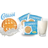 Box of 200 GranTurchese Colussi Biscuits Single Portion 13.3 gr
