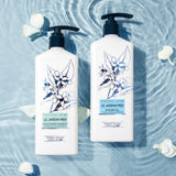 Kit Dispenser Hotel Shampoo, Bagnoschiuma, Sapone Mani + Ricariche 1,1L - Linea Cortesia Le Jardin Med