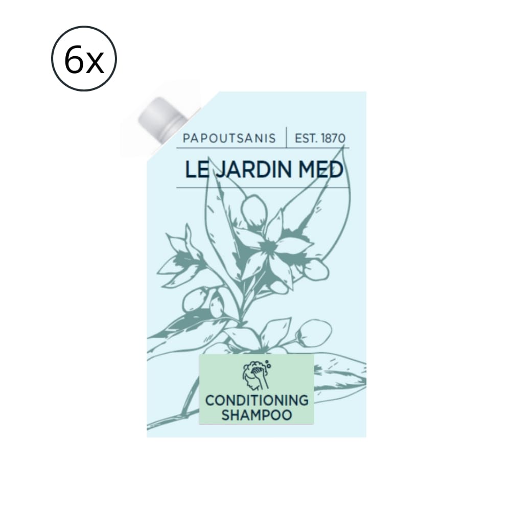 Maxi Ricarica Shampoo e Balsamo Le Jardin Med 6 x 1100 ml