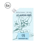 Maxi Ricarica Bagnoschiuma Le Jardin Med 6 x 1100 ml