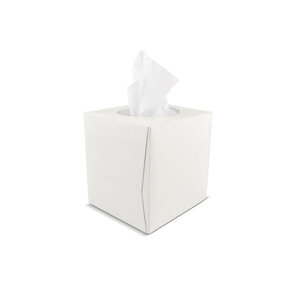 Veline cosmetiche in astuccio cubo bianco