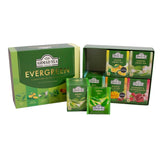 Cofanetto Ahmad Tea Evergreen Selection - Tè Verde in 6 gusti Confezione da 60 filtri