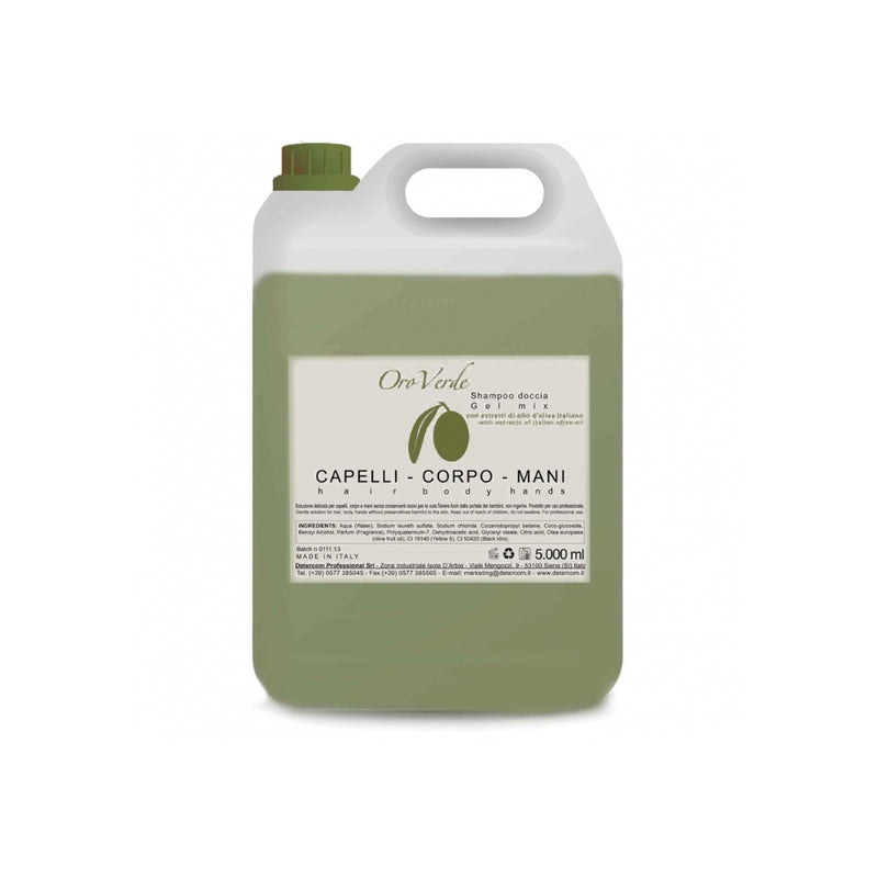Tanica di ricarica shampoo doccia Oroverde da 5 litri