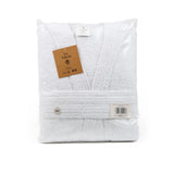 Accappatoio Deluxe per Hotel e B&B con Cappuccio in spugna puro cotone 400 gr/mq