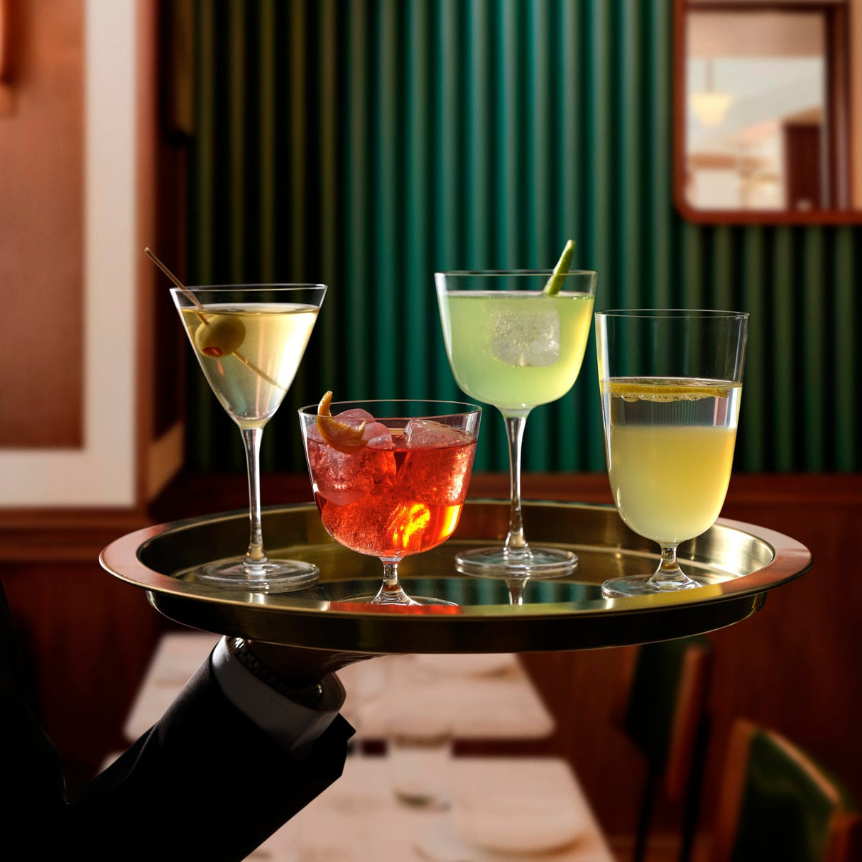 Bar/Giani Set of 4 Cocktail Glass Short
