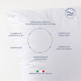 Caleffi Guanciale Sottovuoto Deluxe Cotone 600 gr - Partner Ufficiale 4 Hotel