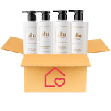 Kit Dispenser monouso Shower Gel, Shampoo e Balsamo, Body Lotion e Sapone mani Eco-Premium Alba Spa Rituals 450 ml - Hotel, B&B e Luxury Rooms