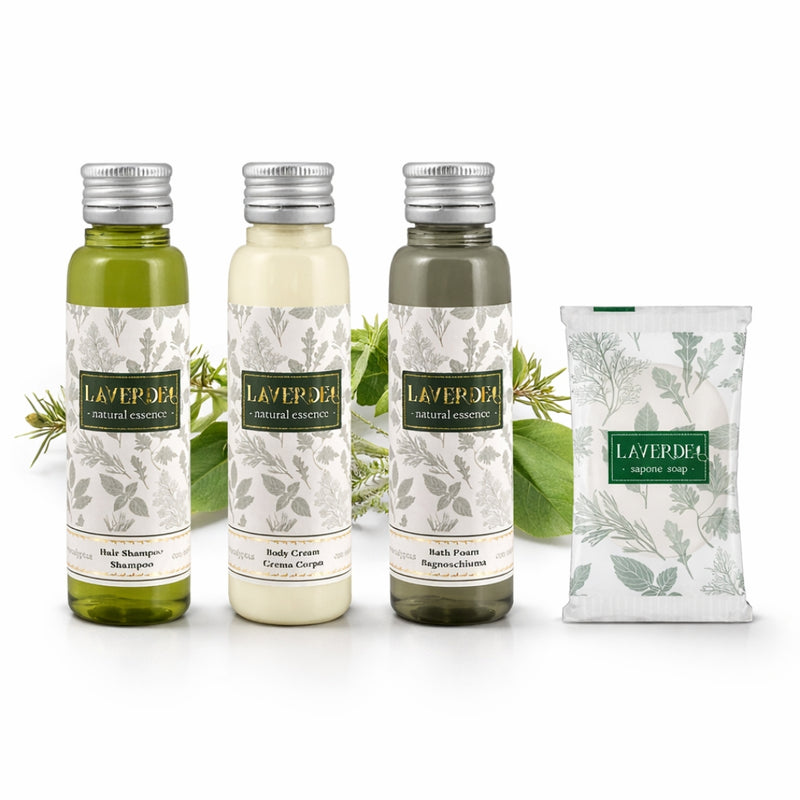 Kit cortesia Laverde con estratti di erbe