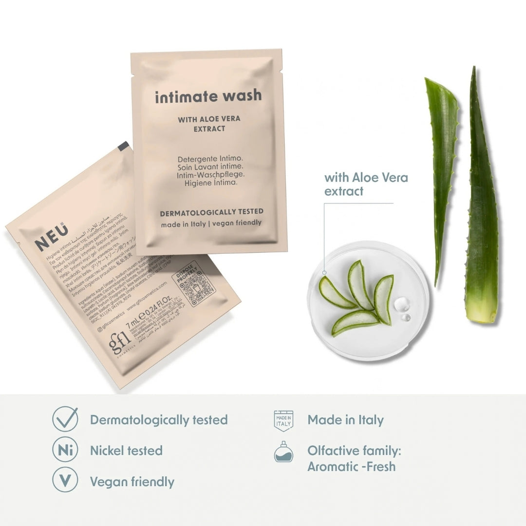 Kit cortesia economico NEU - Shampoo Doccia, Detergente Intimo e Saponetta - Made in Italy
