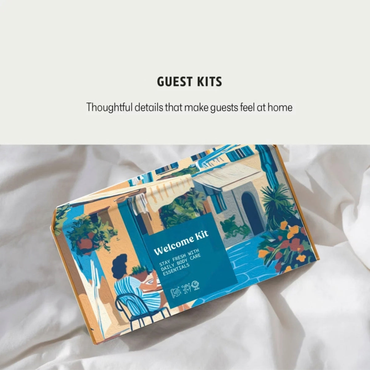 Kit di Benvenuto Bagno - Set Cortesia Completo per B&B e Case Vacanza Made in Italy