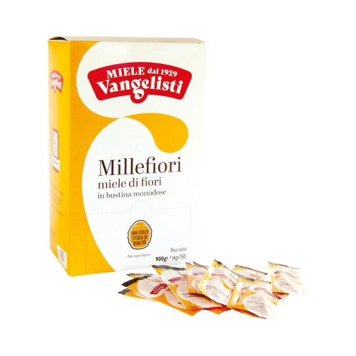 Miele Millefiori Vangelisti Confezione da 150 bustine monodose 6 g