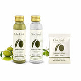 Set Cortesia Hotel Lusso Oroverde con Shampoo Doccia 2 in 1 e Igiene Intima (Made in Italy)