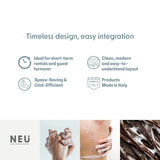 Bustina Neu 3 in 1  Gel Mani, Corpo & Capelli (11 ml) - Made in Italy