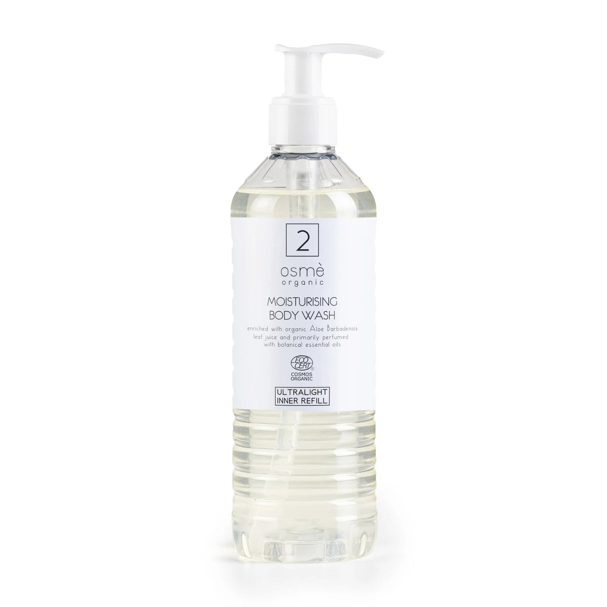 Osmè Cartuccia Dispenser Gel Doccia idratante per Ecover (370 ml) - Certificato Cosmos Organic Made in Italy