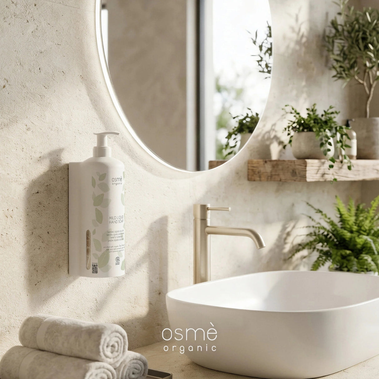 Osmè Ecover in ABS per cartuccia Shampoo Doccia delicato capelli e corpo
