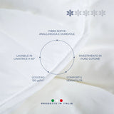 Caleffi Piumone in Cotone Premium leggero 100 gr/mq - Partner 4 Hotel
