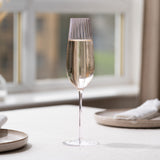 Round Up Dusty Rose Set of 2 Sparkling wine glasses