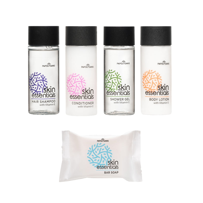 Set cortesia Skin Essentials per Hotel e B&B