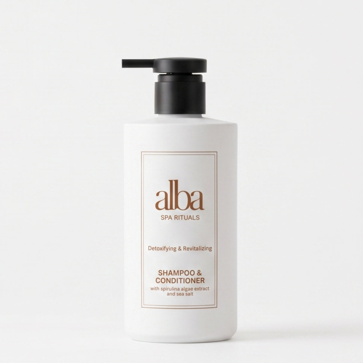 Dispenser monouso Shampoo & Balsamo Eco-Premium Alba Spa Rituals 450 ml - Hotel, B&B e Luxury Rooms