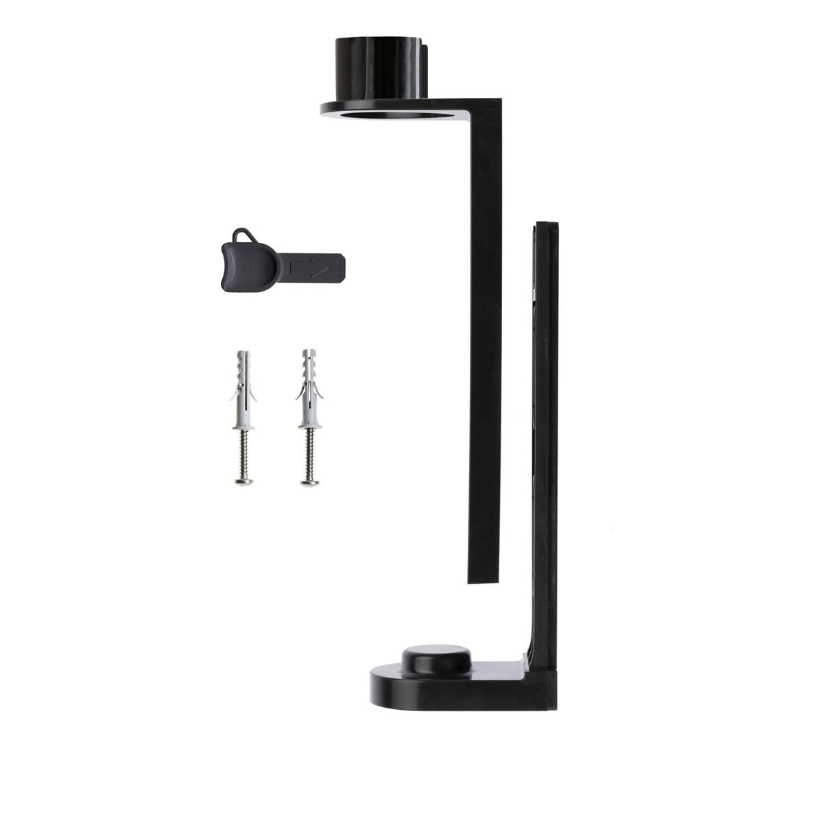 Staffa Supporto da parete Per Pump Dispenser Travelcare Essentials & NEU In ABS Bianca o Nera Con Viti