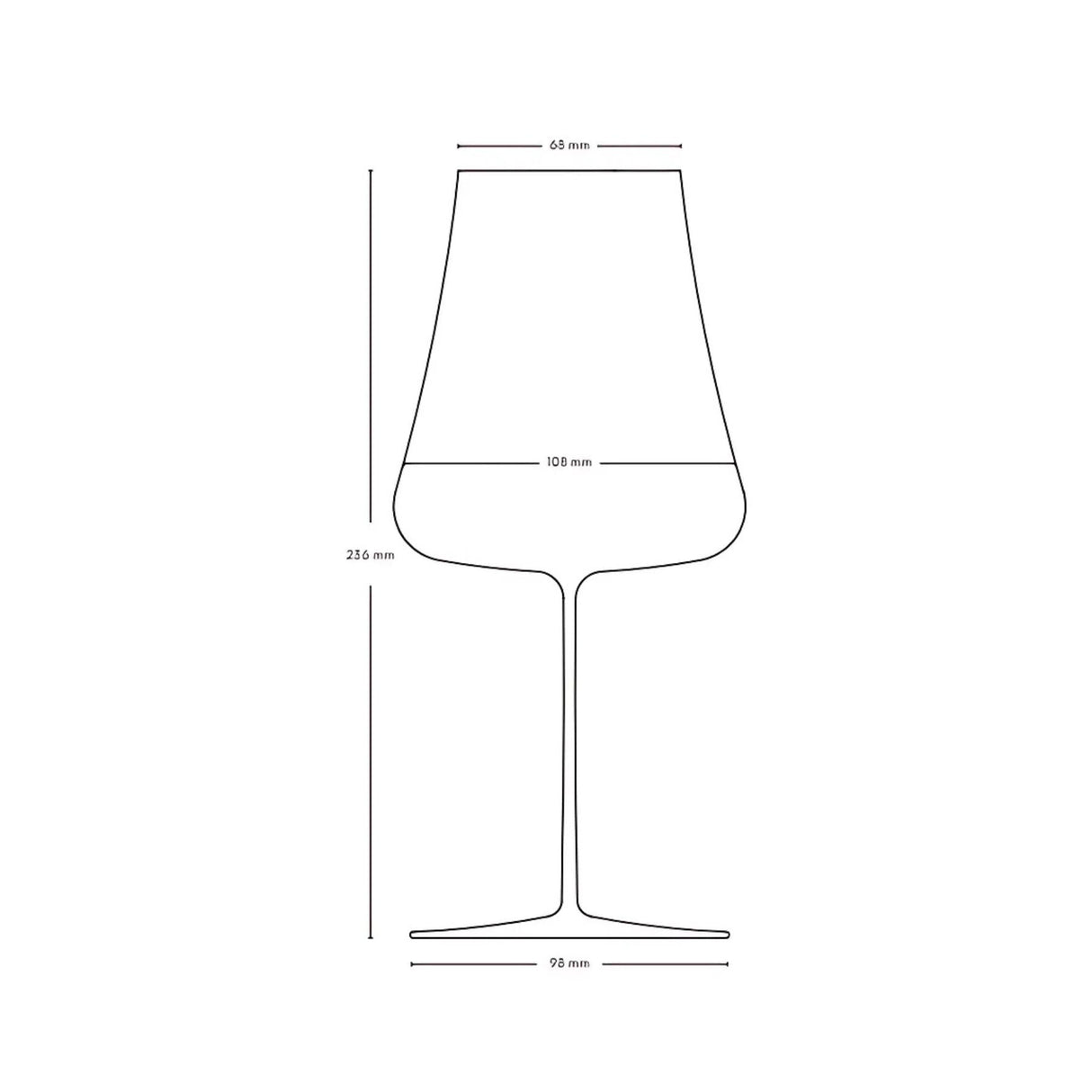 Stem Zero Volcano White Wine Glass