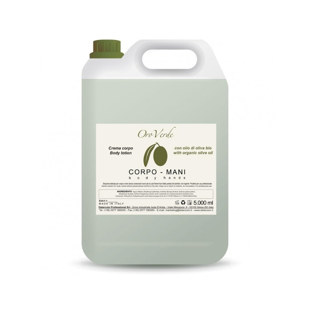 Ricarica Crema Corpo Oroverde Tanica da 5 Litri