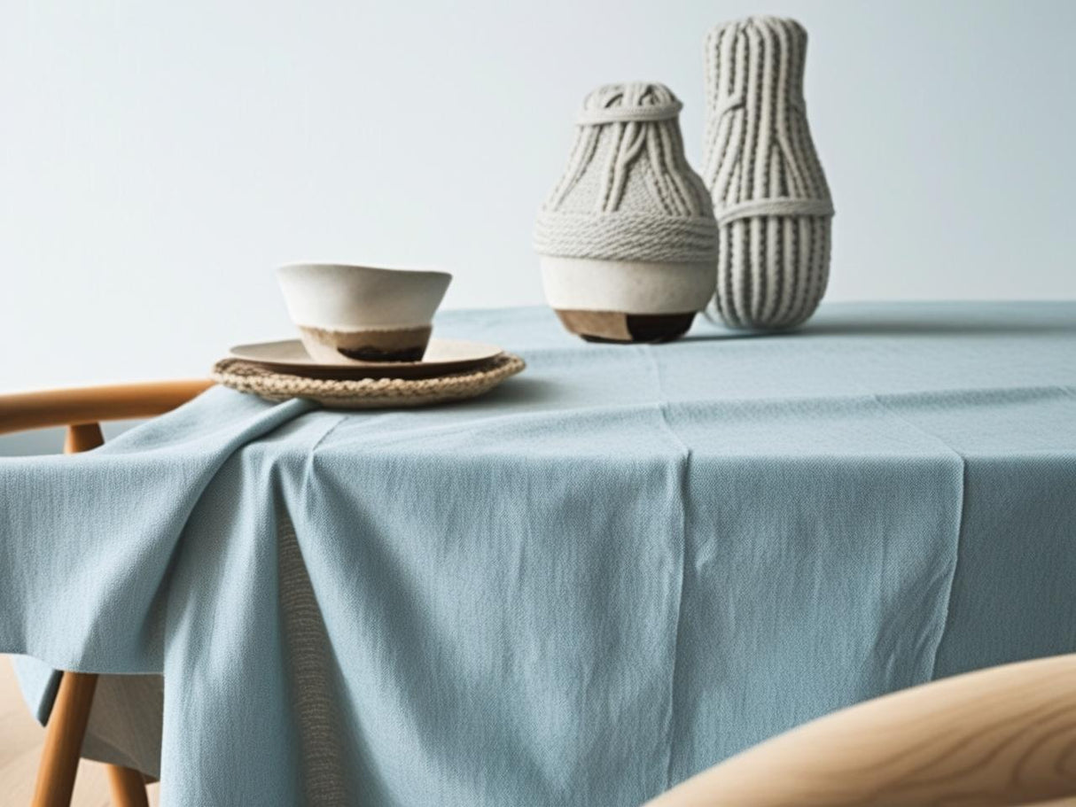 Tovaglia Zalea in puro cotone tinta unita Made in Italy – Vari colori e misure