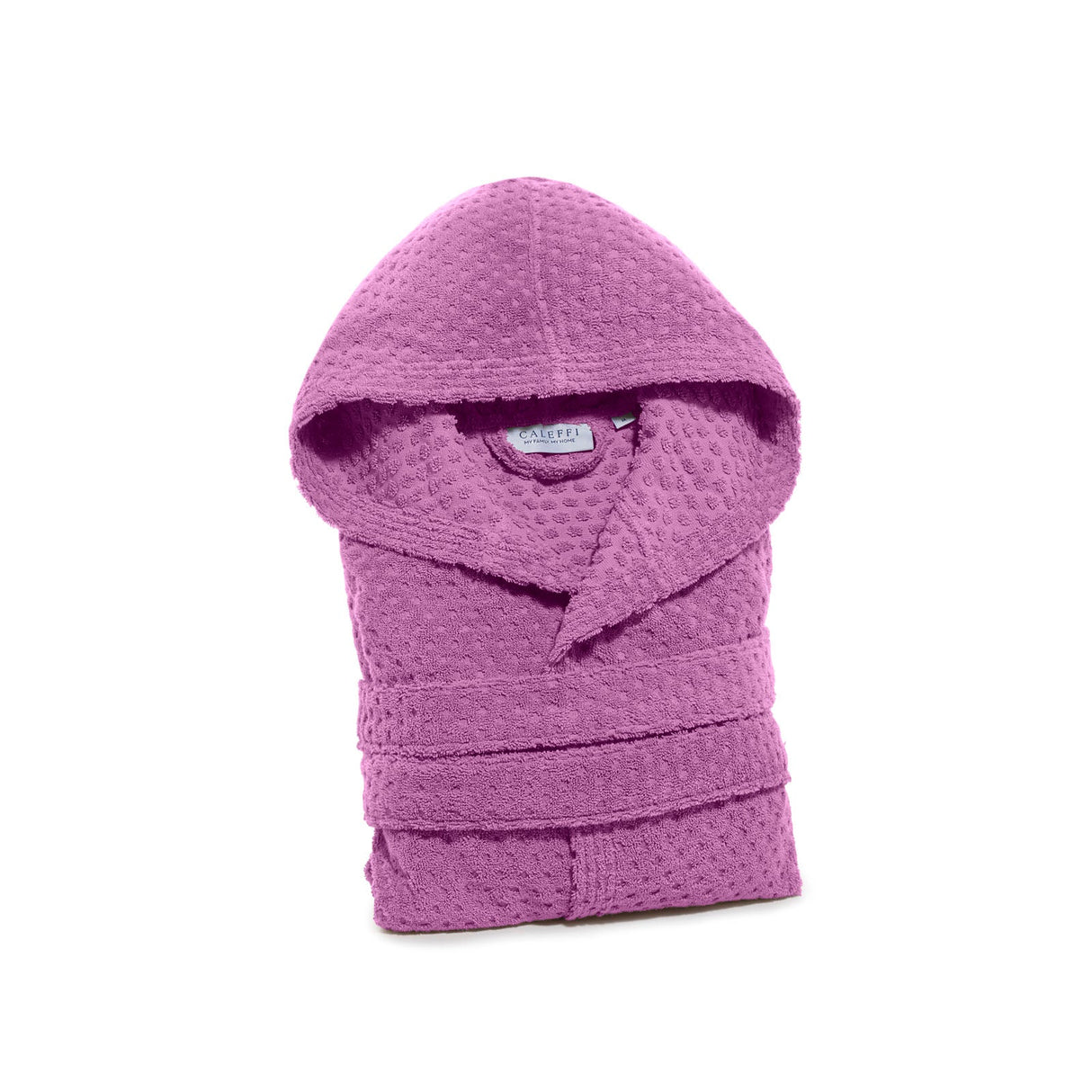Caleffi Accappatoio con Cappuccio in Cotone Sirena '99 Spugnissima Tinta Unita VARI COLORI